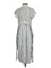 Max Studio Stripes Gray Casual Dress Size S - photo 2