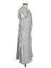 Max Studio Stripes Gray Casual Dress Size S - photo 4