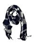 Plush Plaid Blue Scarf One size - photo 1