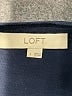 Ann Taylor LOFT 100% Polyester Blue Sleeveless Blouse Size L - photo 7