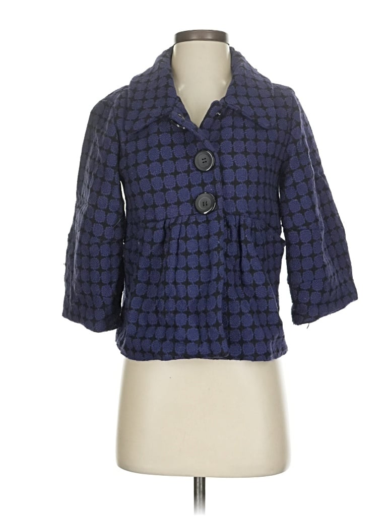 Pre-owned Kensie Blazer Jacket In Blue