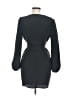ASOS 100% Polyester Solid Gray Casual Dress Size 6 - photo 2
