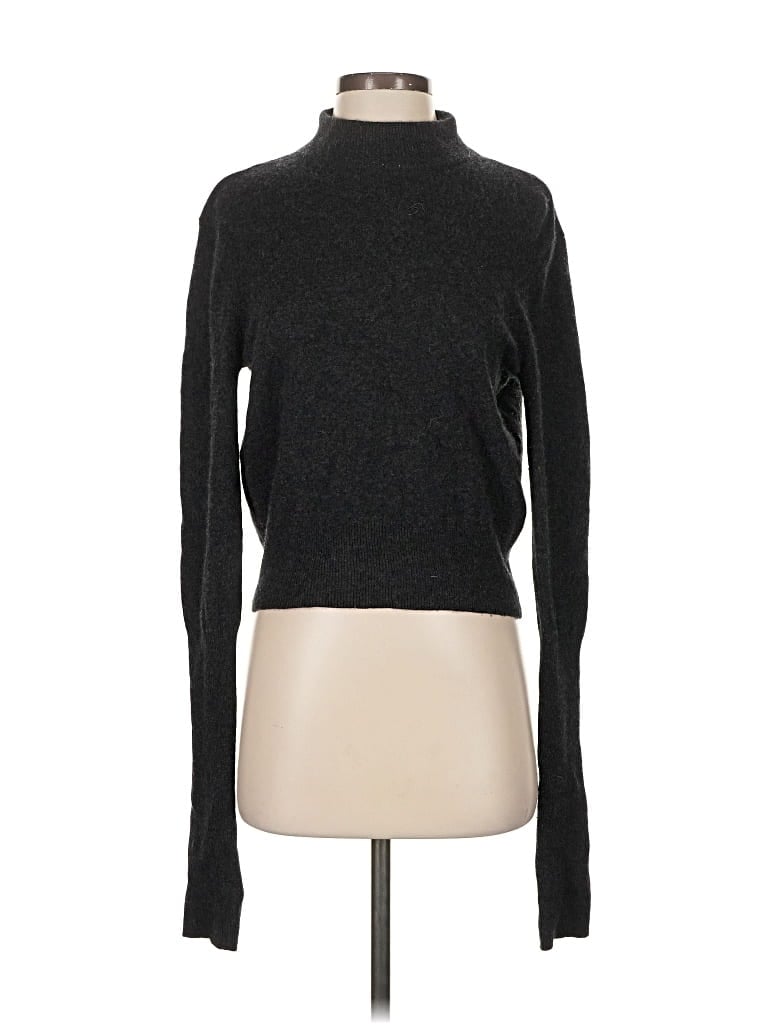 Pre-owned Few Moda Turtleneck Sweater In Gray