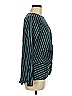 Inclán Studio Blue Teal Long Sleeve Blouse Size M - photo 4