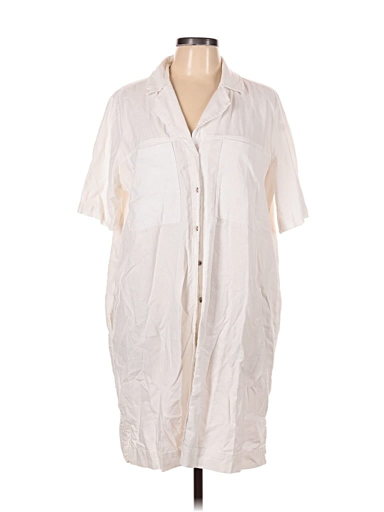 Pre-owned Universal Thread Casual Dress In White