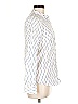 J.Crew Chevron-herringbone Ivory Long Sleeve Button-Down Shirt Size 6 - photo 4