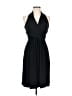 Calvin Klein Solid Black Cocktail Dress Size 6 - photo 1