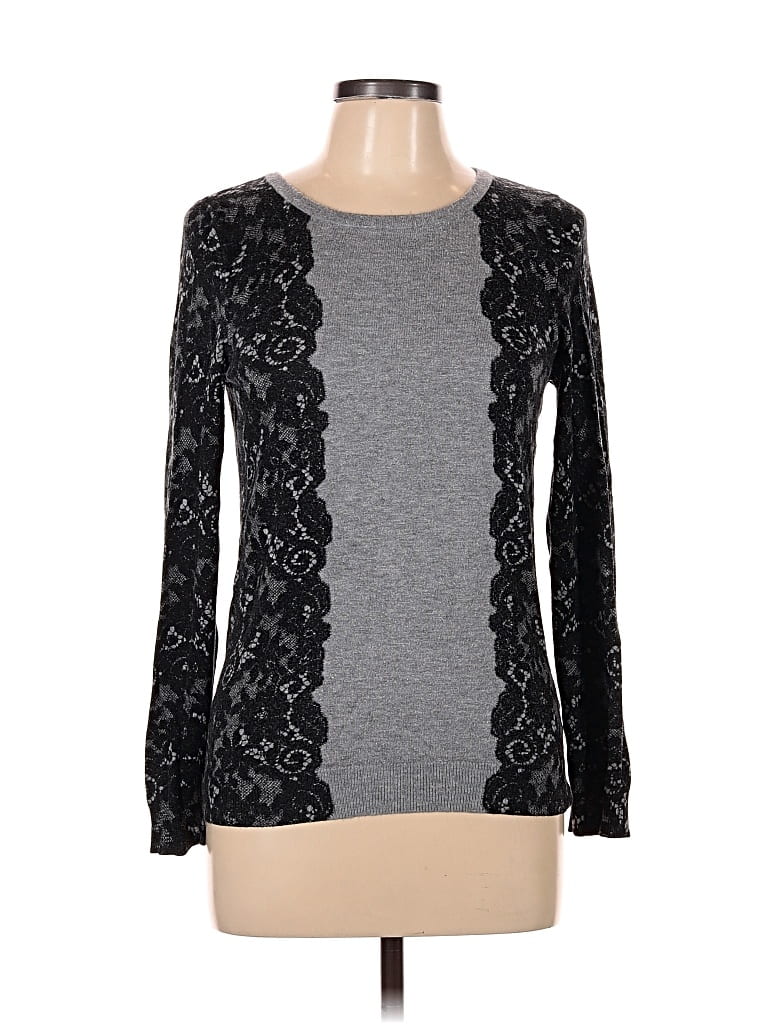 Pre-owned The Limited Long Sleeve T-shirt In Gray