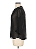 H&M 100% Polyester Black 3/4 Sleeve Blouse Size 8 - photo 5