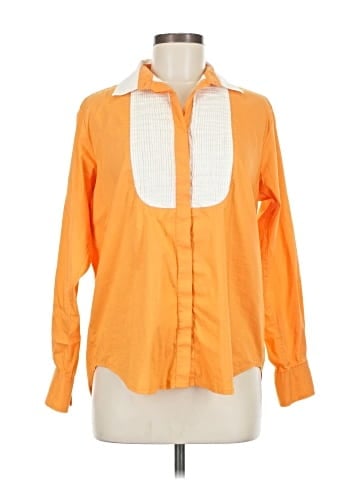 Blue Les Copains Long Sleeve Blouse (view 1)