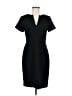 Ann Taylor Solid Black Casual Dress Size 6 - photo 1
