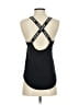 Nike 100% Polyester Black Active Tank Size S - photo 2