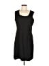 Alison Sheri Solid Black Casual Dress Size M - photo 1