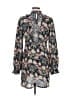 Esley 100% Polyester Floral Blue Casual Dress Size M - photo 2