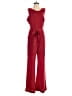 Bebe Solid Burgundy Red Jumpsuit Size S - photo 1