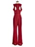 Bebe Solid Burgundy Red Jumpsuit Size S - photo 2
