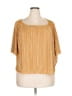 Just Be... 100% Polyester Gold Short Sleeve Blouse Size 3X - photo 1