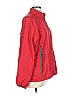 Elevate 100% Polyester Solid Red Windbreaker Size L - photo 4