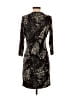 Veronica M. Animal Print Black Cocktail Dress Size S - photo 2