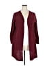 NY Collection Burgundy Cardigan Size 2X - photo 1