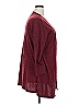 NY Collection Burgundy Cardigan Size 2X - photo 4