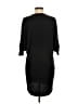 Clu Solid Black Casual Dress Size M - photo 2