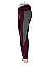 Avia Color Block Burgundy Active Pants Size L - photo 5