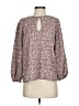 J.Crew 100% Polyester Brown 3/4 Sleeve Blouse Size XS - photo 1