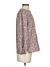 J.Crew 100% Polyester Brown 3/4 Sleeve Blouse Size XS - photo 4