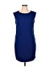 Laundry by Design Solid Blue Cocktail Dress Size 14 - photo 1
