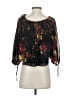 Wilfred 100% Polyester Black 3/4 Sleeve Blouse Size XXS - photo 2