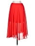 Soprano 100% Polyester Solid Red Formal Skirt Size S - photo 2