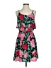 Elle 100% Polyester Floral Teal Casual Dress Size S - photo 1