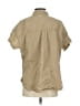 Athleta Tan Short Sleeve Button-Down Shirt Size S - photo 2