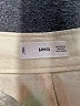 MNG 100% Cotton Solid Ivory Casual Pants Size XS - photo 6