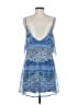 GB 100% Polyester Paisley Blue Casual Dress Size S - photo 2
