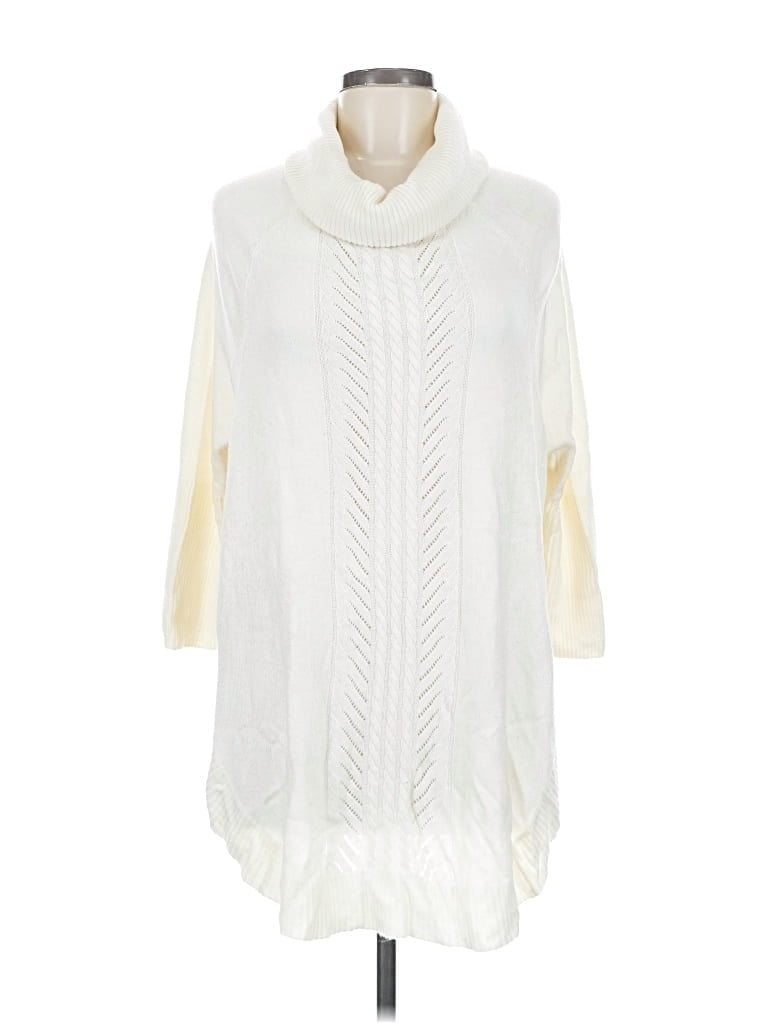 Pre-owned Westbound Poncho In White