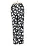Boden Print Black Casual Pants Size 4 - photo 2
