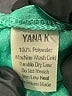Yana K 100% Polyester Solid Green Skort Size S - photo 4
