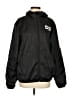 Puma 100% Polyester Solid Black Windbreaker Size S - photo 1