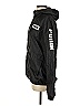Puma 100% Polyester Solid Black Windbreaker Size S - photo 5