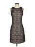Guess 100% Polyester Chevron-herringbone Gray Cocktail Dress Size 2 - photo 1