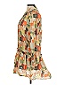 Inclán Studio Print Orange Casual Dress Size XS - photo 5