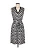 DM Collection Argyle Black Casual Dress Size 6 - photo 1