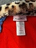 Little Lass 100% Polyester Animal Print Red Jacket Size 5 - photo 3