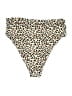 Unbranded Animal Print Tan Black Swimsuit Bottoms Size M - photo 2