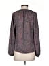 Evereve 100% Polyester Paisley Purple 3/4 Sleeve Blouse Size S - photo 2