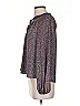 Evereve 100% Polyester Paisley Purple 3/4 Sleeve Blouse Size S - photo 5