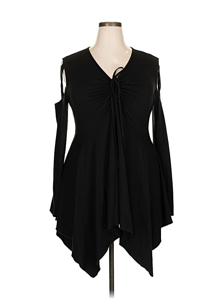 Pre-owned Hanna Nikole Casual Dress In Black