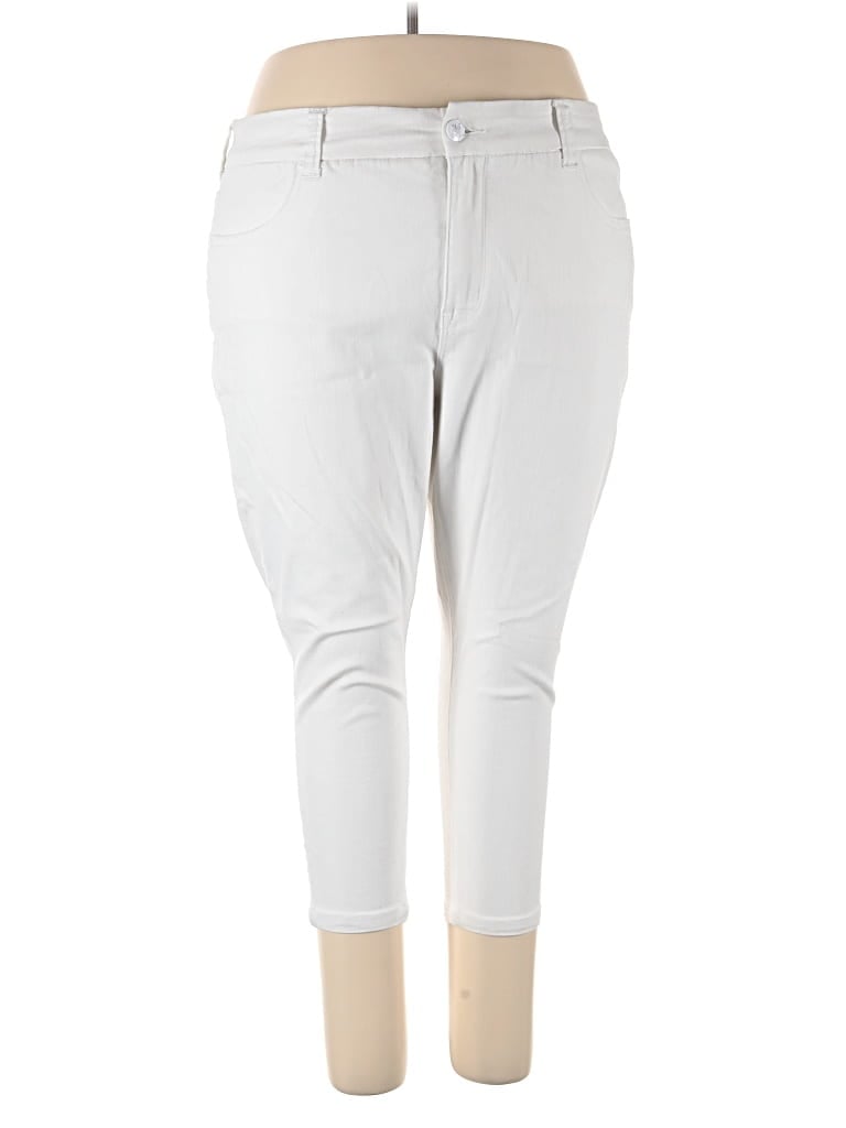 Pre-owned Melissa Mccarthy Seven7 Jeggings In White